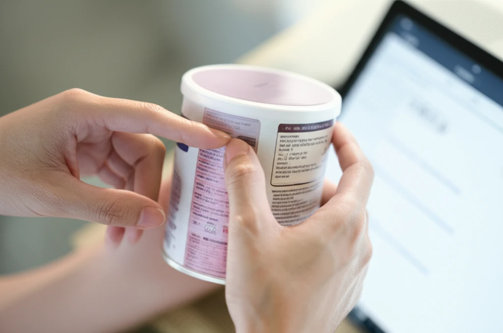 분유 리콜 확인 이미지