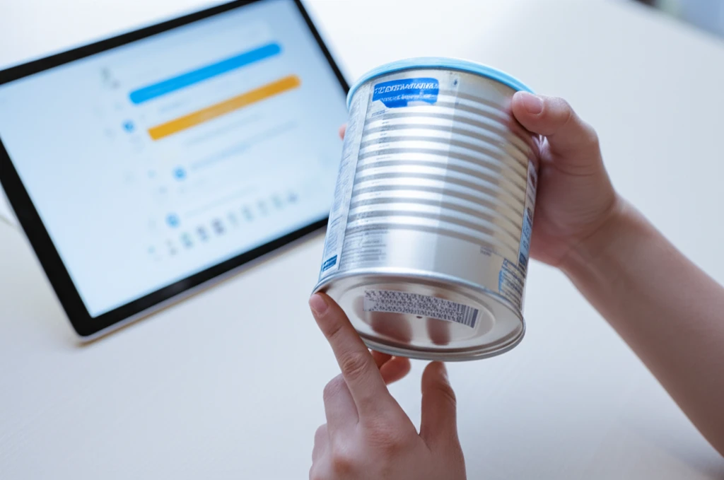 분유통 배치 번호 확인 이미지