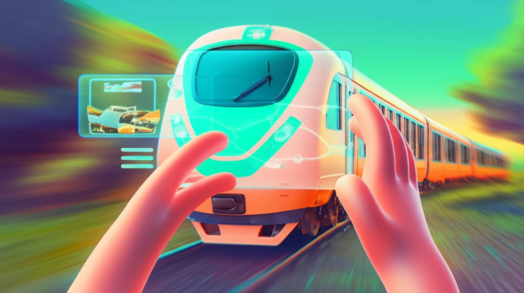 석불역 하행선 열차 풍경