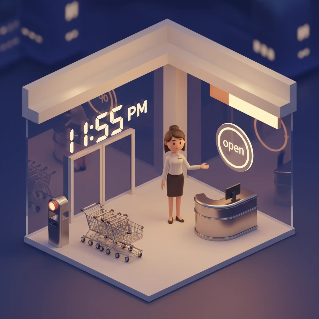 홈플러스 금천점 매장 내부 전경