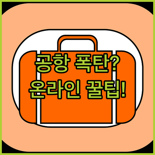 핀에어 공항 수하물 추가 요금 vs 온라인 사전 결제