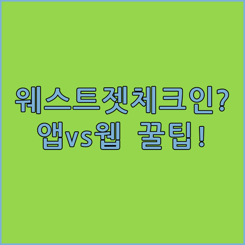 웨스트젯 온라인 체크인 하는법 | 앱과 웹사이트 비교 및 수하물 팁
